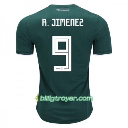 Billige Fotballdrakter Mexico R.Jimenez 9 VM 2018 Hjemmedraktsett